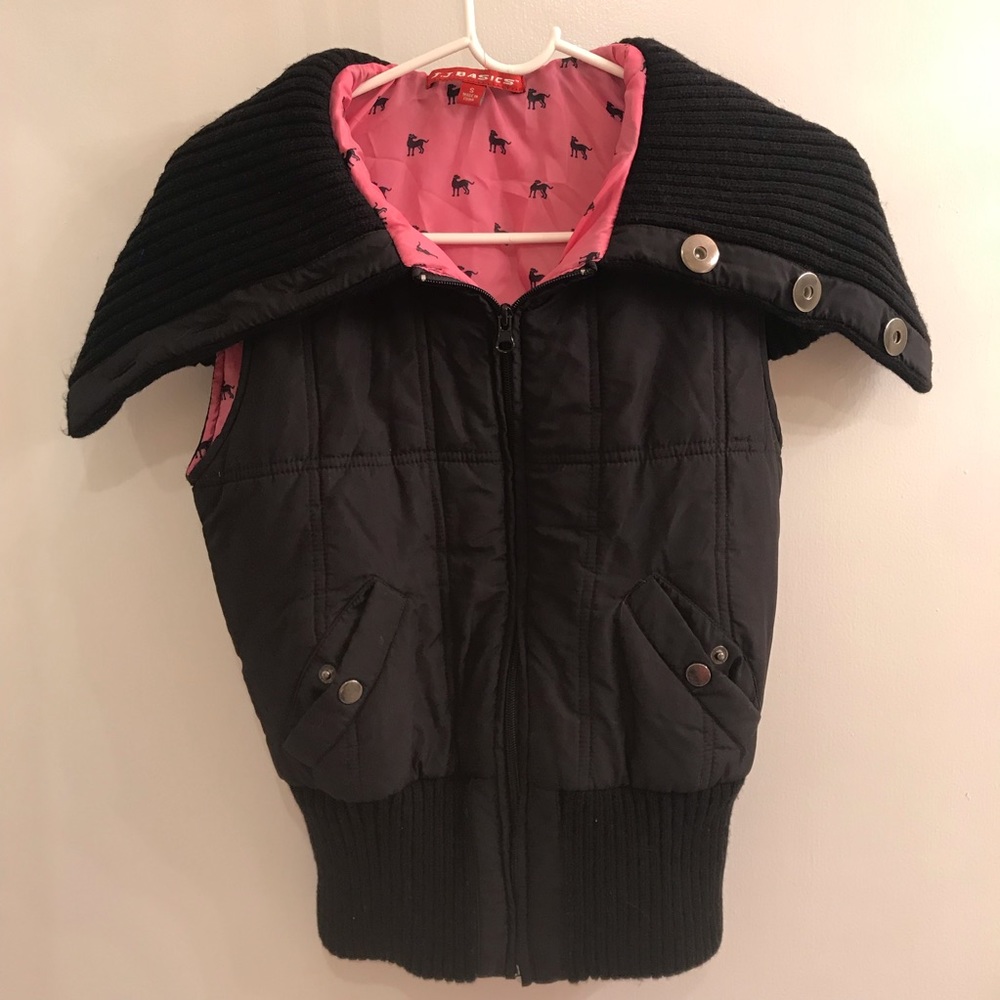 JJ Basics Black Vest Small